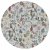Wachstuch PVC rund Hilda - Grau/Mehrfarbig Wachstuch PVC rund Hilda - Grau/Mehrfarbig