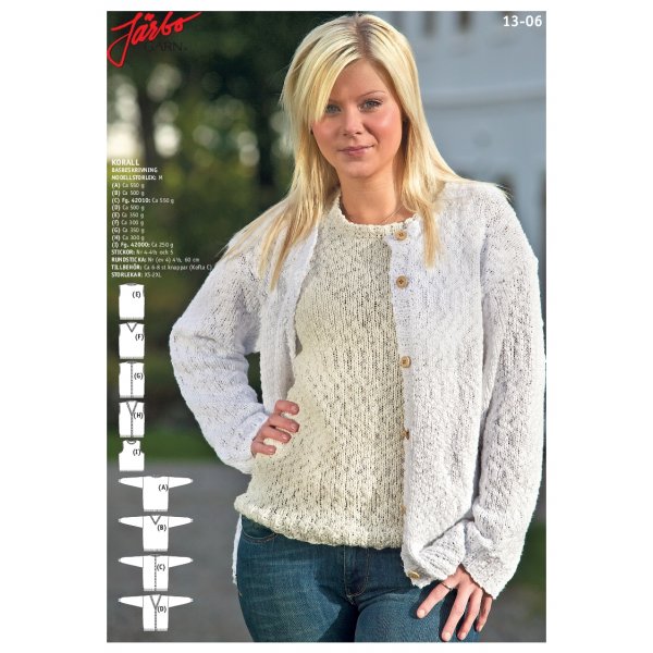 Strickmuster - Basic-Kleidungsstck fr Damen