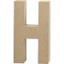 Pappbuchstabe - H - 5 cm