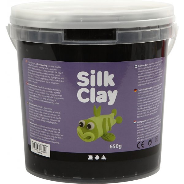 Silk Clay® - schwarz - 650 g Silk Clay® - schwarz - 650 g