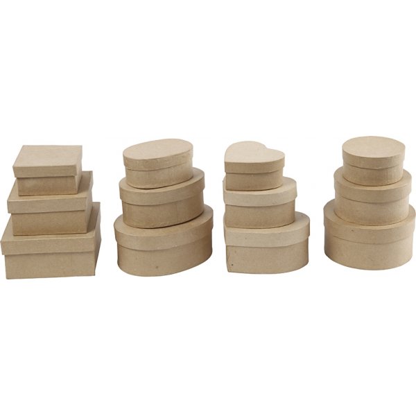 Asche - Pappmaché - 72 Stk Asche - Pappmaché - 72 Stk