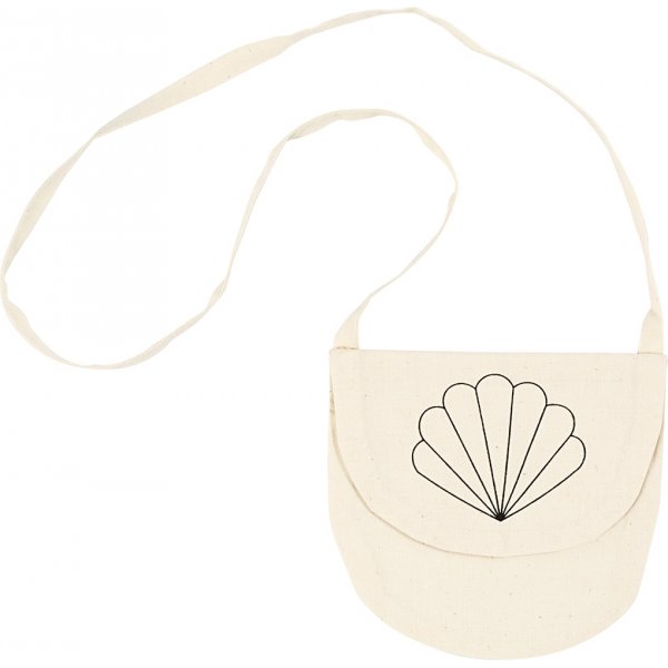 Umhängetasche - helle Natur - Muschel Umhängetasche - helle Natur - Muschel