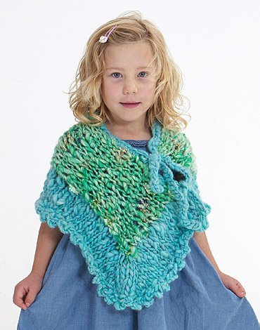 Strickanleitung - Gestrickter Poncho und Mütze Strickanleitung - Gestrickter Poncho und Mütze