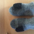 Kundenbild DROPS Alaska Mix Garn - 50 g - Hellbraun meliert (49)