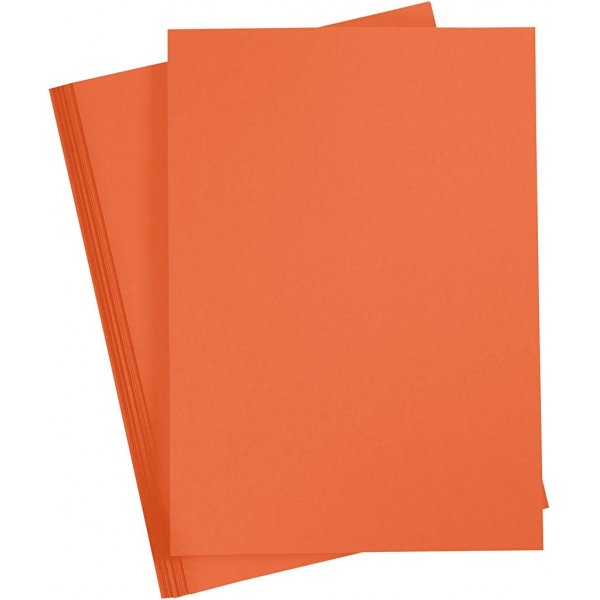 Farbiger Karton - Orange - A4 - 180 g - 20 Blatt Farbiger Karton - Orange - A4 - 180 g - 20 Blatt