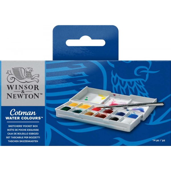Aquarellfarbe W&N Cotman - Sketcher\\\'s Box 12 Farben