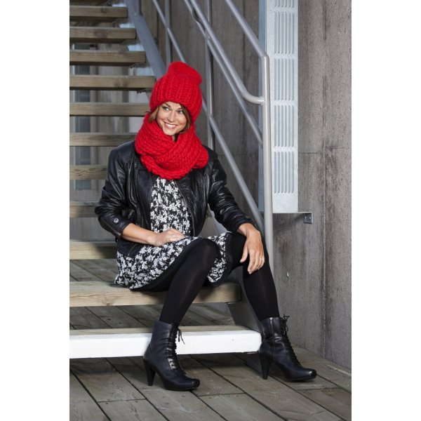 Strickmuster - 4-doppelt gestrickte Mütze und Schal Strickmuster - 4-doppelt gestrickte Mütze und Schal