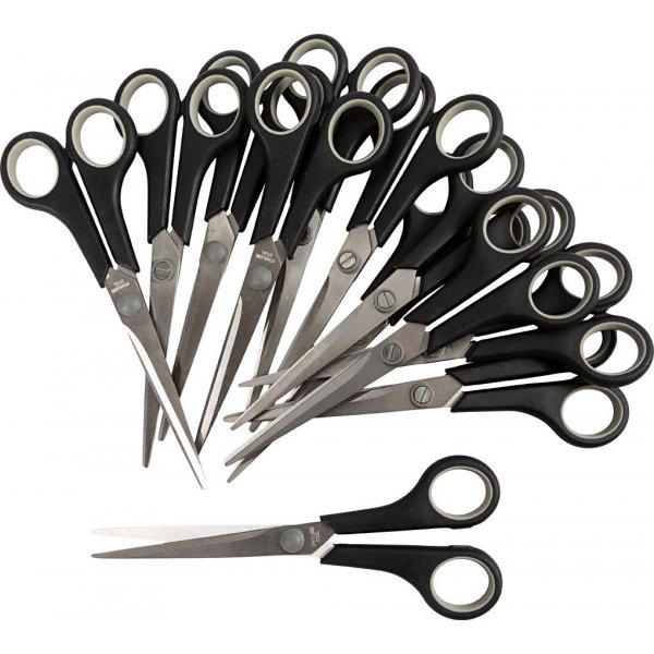 Kinderschere - rechts und links - 17 cm - 12 Stk