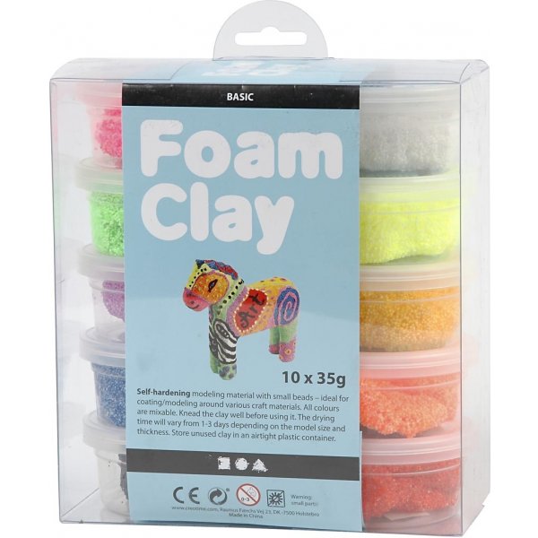 Foam Clay® - gemischte Farben 10 x 35 g Foam Clay® - gemischte Farben 10 x 35 g