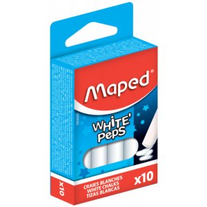 Kreide - Maped - Weiße Buntstifte, 10er-Pack Kreide - Maped - Weiße Buntstifte, 10er-Pack