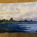 Kundenbild Aquarellblock, geklebt, kaltgepresste B�gen, 300 g - 23 x 31 cm