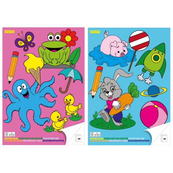 Zeichenblock A4 Sense - 30 Blatt Zeichenblock A4 Sense - 30 Blatt