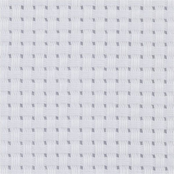 Aida-Stickstoff - weiß - 50 x 50 cm, 35 Quadrate pro 10 cm Aida-Stickstoff - weiß - 50 x 50 cm, 35 Quadrate pro 10 cm