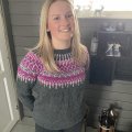 Kundenbild DROPS Karisma Mix Garn - 50 g - Mittelgrau (21)