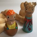 Kundenbild Holzfiguren 50 Stück 40 & 47 mm