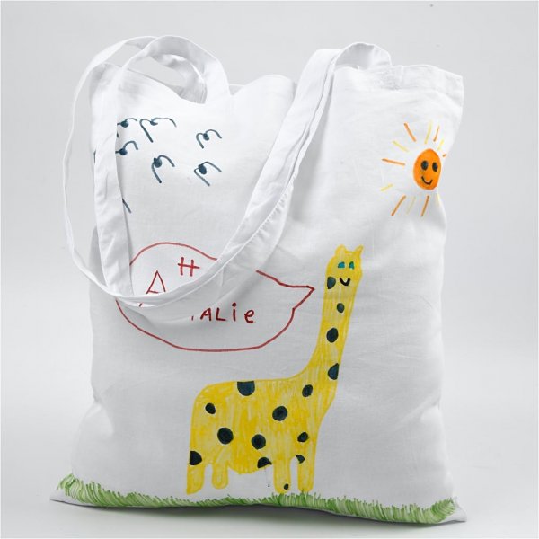 Textilbeutel - weiß mit langem Henkel - hellnatur mit kurzem Henkel - 2 x 10 Stk Textilbeutel - weiß mit langem Henkel - hellnatur mit kurzem Henkel - 2 x 10 Stk