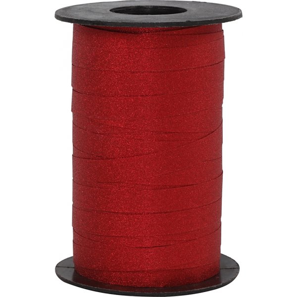 Geschenkkordel - Rot - Glitzer - 100 m Geschenkkordel - Rot - Glitzer - 100 m