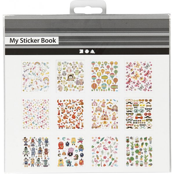 Heft mit Aufklebern - ganzjährig - 12 Blatt Heft mit Aufklebern - ganzjährig - 12 Blatt