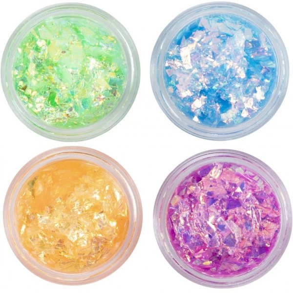 Glitzer-Ton, schillernde Farben 4x5 ml Glitzer-Ton, schillernde Farben 4x5 ml