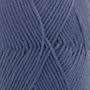 DROPS Merino Extra Fine Uni Color Garn - 50 g - Denimblau (13) DROPS Merino Extra Fine Uni Color Garn - 50 g - Denimblau (13)