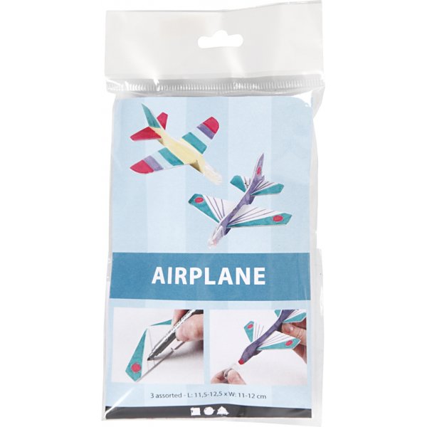 Flugzeug - weiß - 3 Stk Flugzeug - weiß - 3 Stk