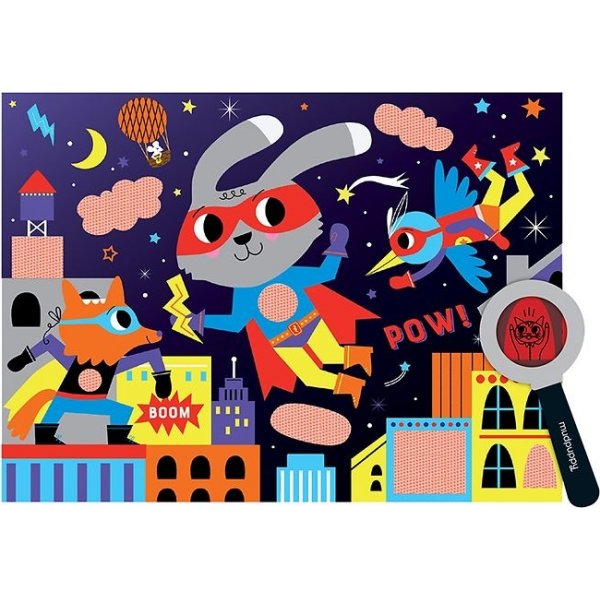 Puzzle Geheimes Bild - Superheld Puzzle Geheimes Bild - Superheld