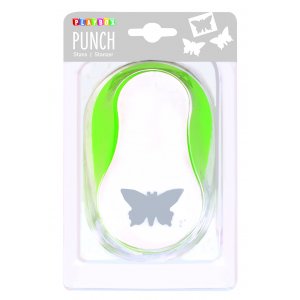 Stanzer Schmetterling 5 cm - Grün/Weiß Stanzer Schmetterling 5 cm - Grün/Weiß