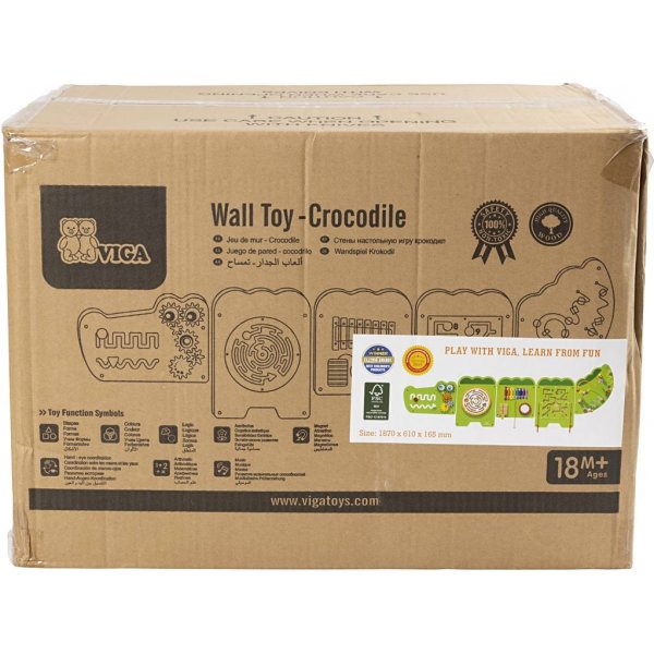 VIGA Spielwand Krokodil VIGA Spielwand Krokodil
