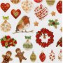 Aufkleber - Weihnachtskugeln und Dekoration