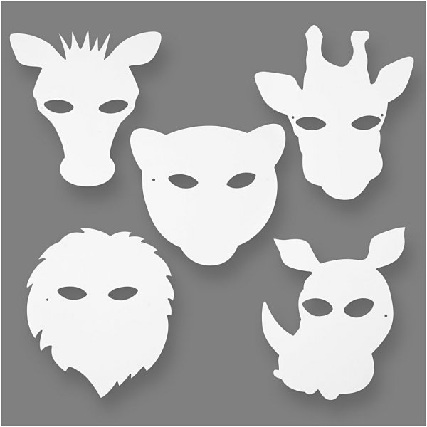 TeaCH Me - Pappfiguren - Dschungelmasken - 16 Stk TeaCH Me - Pappfiguren - Dschungelmasken - 16 Stk