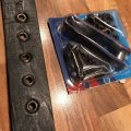 Kundenbild Ösen mit Unterlegscheiben Messing schwarz oxidiert 5,0 mm 40 Stk