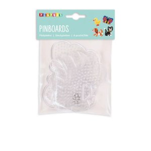 Perlenplatten Tiere 4er-Pack - Transparente Formen Perlenplatten Tiere 4er-Pack - Transparente Formen