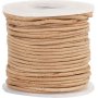 Lederband - Natur - 1 mm - 10 m