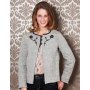 Strickanleitung - Stockinette-Strickjacke mit gehkeltem Blumenmuster