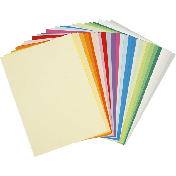 Kreativpapier - gemischte Farben - A4 - 280 Stk Kreativpapier - gemischte Farben - A4 - 280 Stk