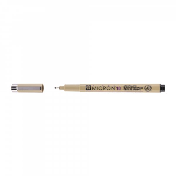 Fineliner Pigma Micron Schwarz - 10 (0,6 mm)