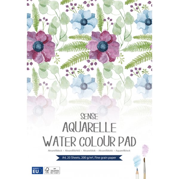 Aquarellblock Sense 200g - A4