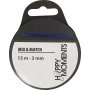 Satinband - dunkelblau - B3 mm - 15 m
