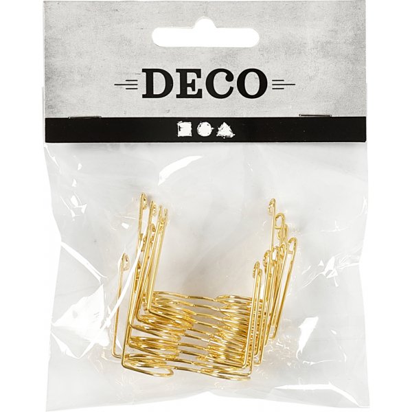 Gläser - Gold - 35 mm - 10 Stk Gläser - Gold - 35 mm - 10 Stk