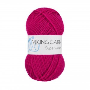 Wikingergarn Superwash 50g - Cerise (164) Wikingergarn Superwash 50g - Cerise (164)