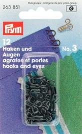 Haken und Fassungen aus Messing Nr. 3, groß schwarz 12 Stk Haken und Fassungen aus Messing Nr. 3, groß schwarz 12 Stk