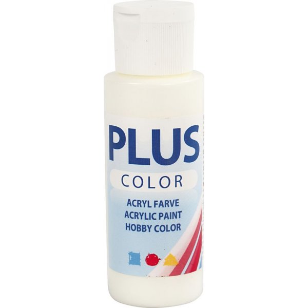 Plus Color Hobbyfarbe - gebrochenes Wei - 60 ml