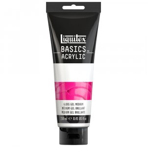 Acrylmedium - Liquitex Basics Additives - 250 ml - Tub Gloss Gel Medium