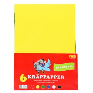 Krepppapier A4 - 6 Farben Krepppapier A4 - 6 Farben