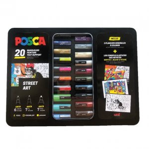 Posca - Street Art - Metallbox Posca - Street Art - Metallbox