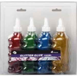 Glitzerkleber Gold/Silber 190 ml 2er-Pack Glitzerkleber Gold/Silber 190 ml 2er-Pack