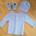 Kundenbild DROPS Baby Merino Uni Color Garn - 50 g - Eisblau (11)