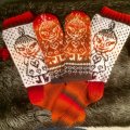 Kundenbild Wikingergarn Nordlys 100g - Orange/Rot/Schwarz (955)