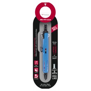 Tombow AirPress Kugelschreiber, blaue Blisterverpackung