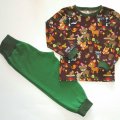 Kundenbild Einfarbiger Jerseystoff - 24 - Grün - 150 cm